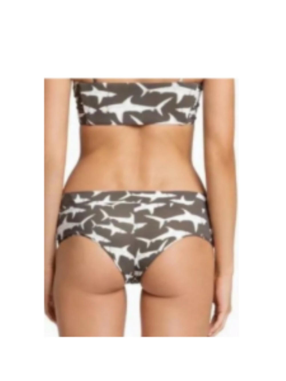Boys + Arrows Hood Fish Shark Raz Bikini Bottoms ONLY